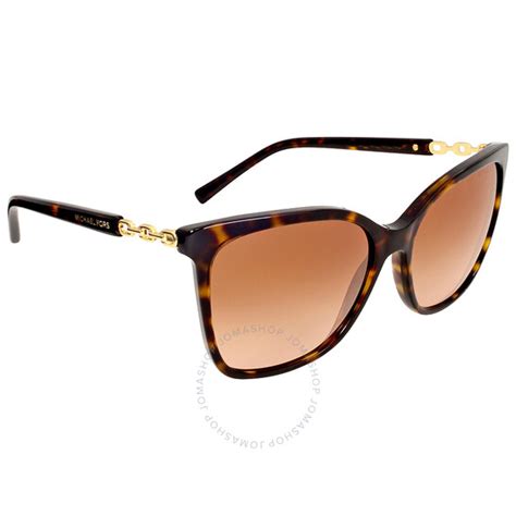 Michael Kors Sabina Cat Eye Black Tortoise/Smoke Gradient 